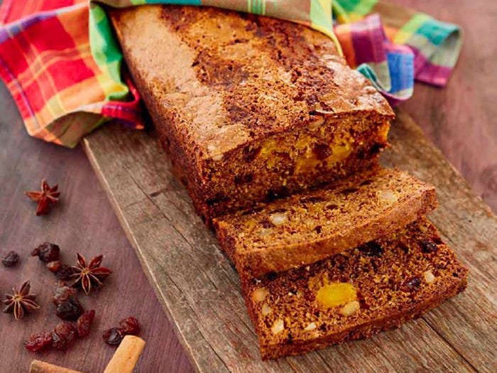 Jade Mountain Spiced Rum-Mango Bread with Candied Ginger Jade Mountain Spiced Rum-Mango Bread with Candied Ginger