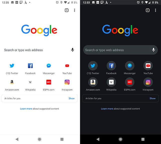 How to Enable Chrome's Dark Mode on Android and Apple iOS
