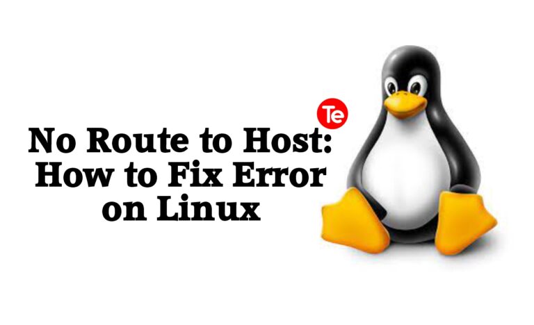 No Route to Host: How to Fix Error on Linux and Linux logo