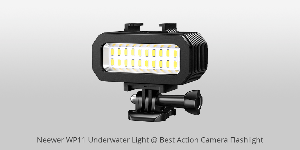 neewer wp11 underwater light action camera flashlight