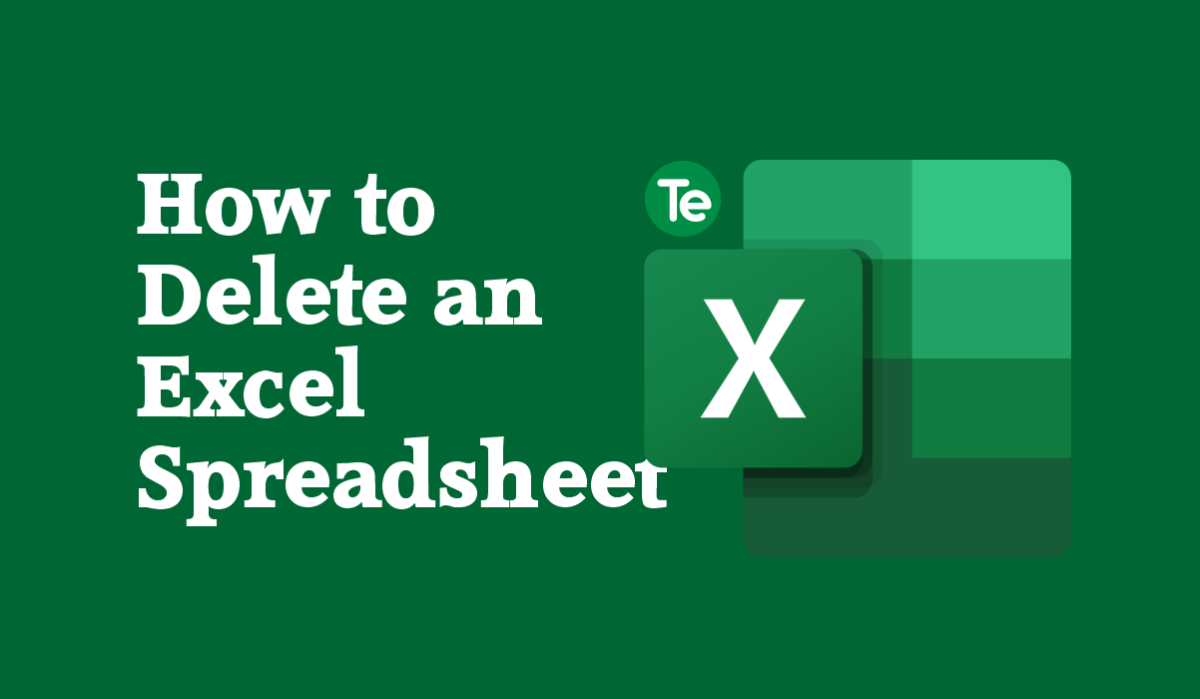 How To Delete An Excel Spreadsheet 0504