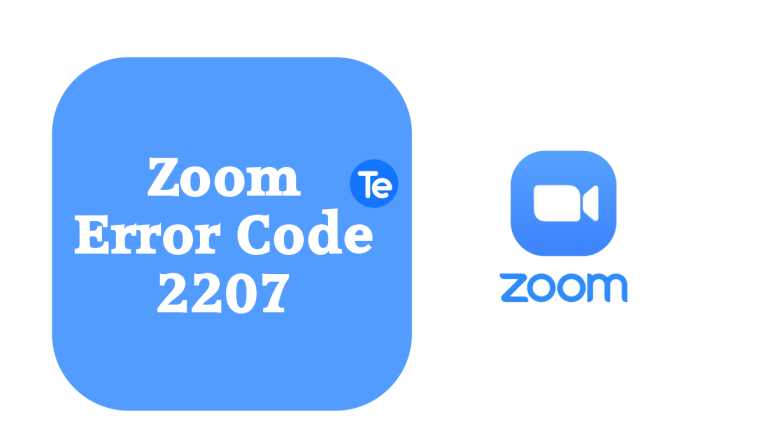Zoom Error Code 2207