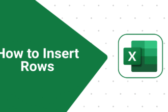 How to Insert a Row in Excel