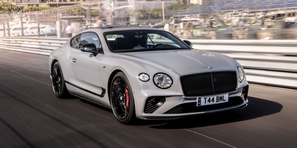 2023 Bentley Continental GT driving on highway
