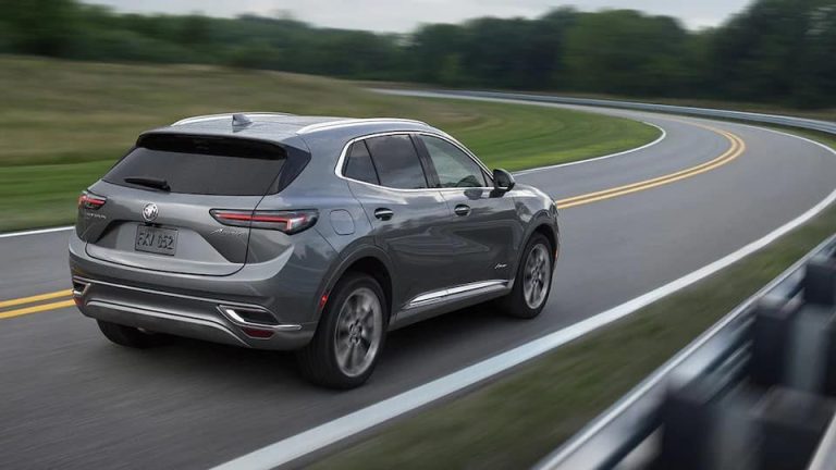 2023 Buick Envision Avenir Grey color driving
