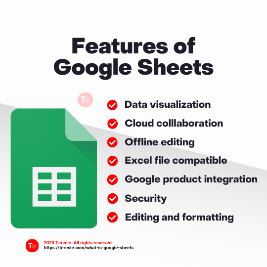Features of Google Sheets