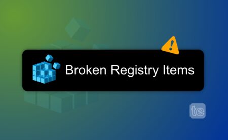 Broken Registry Items