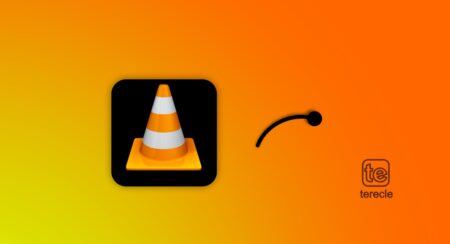 an image of a vlc icon on an orange, yellow background; how to use mouse gestures in VLC media player